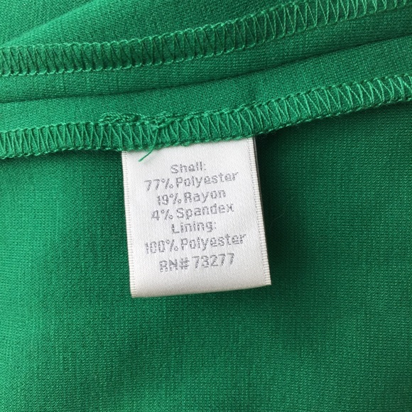 NWT LC Lauren Conrad green bow fit and flare dress - Picture 4 of 5